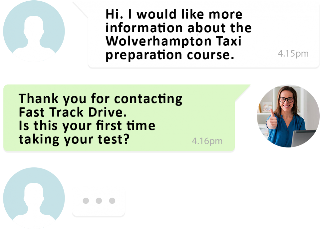 Speak to a teacher for the Wolverhampton taxi knowledge test